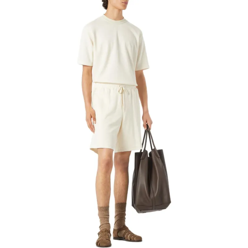 Loro Piana SS25 T Shirt Men's Cream Almond-4