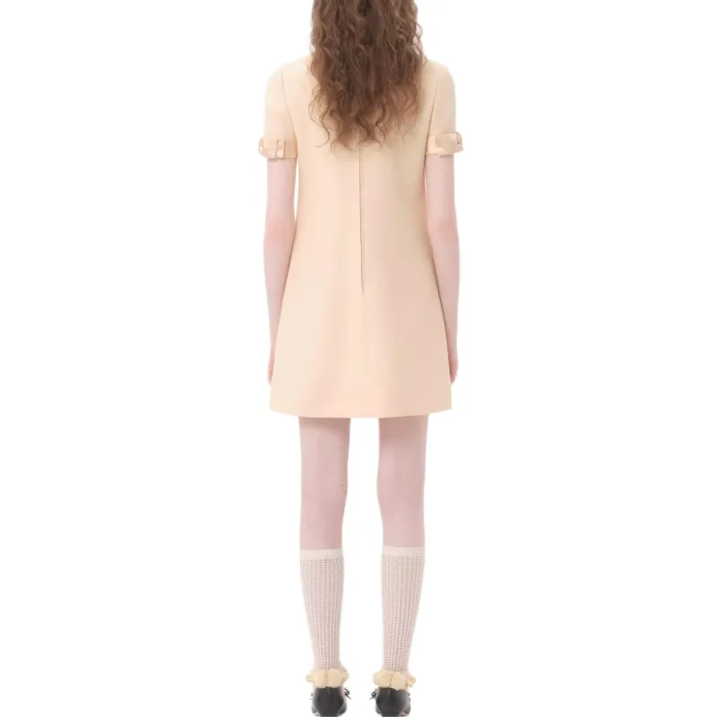 Valentino Crepe Couture Minidress-3