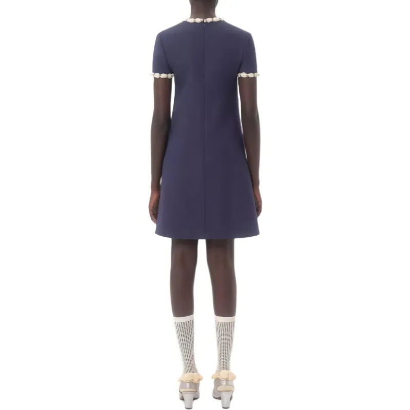Valentino Crepe Couture Minidress-3