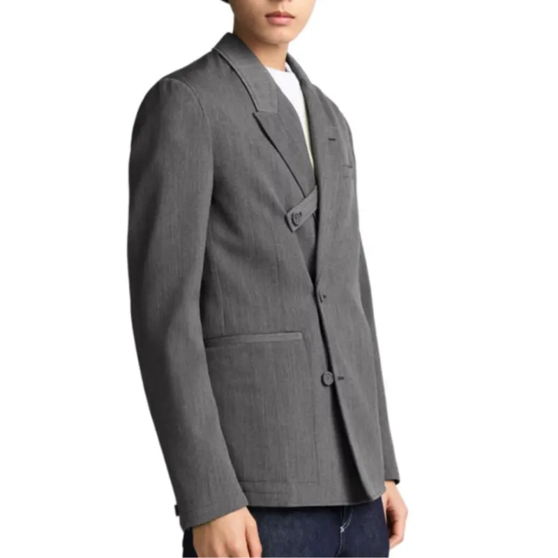 DIOR Jackets & Coats Men's Gray-3