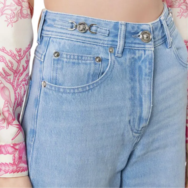 VERSACE Medusa '95 Jeans Women's Blue-4