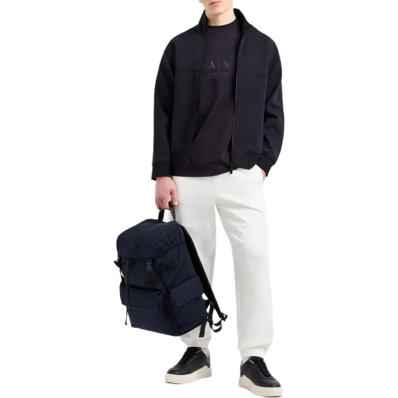 ARMANI EXCHANGEAE SS25 Knitted Sweatpants Men's White-1