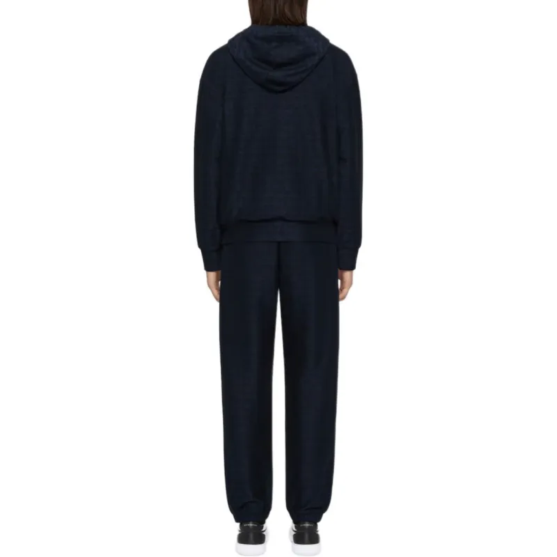Givenchy SS25 Knitted Sweatpants Men's Marine Blue-2