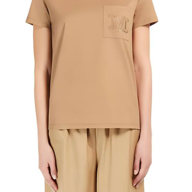 MaxMara T Shirts Women's Beige-3