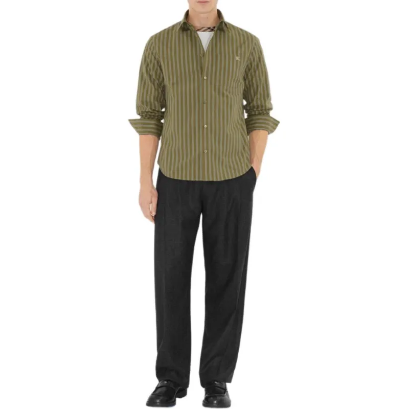 Burberry SS25 Shirt Men's Turquoise-1