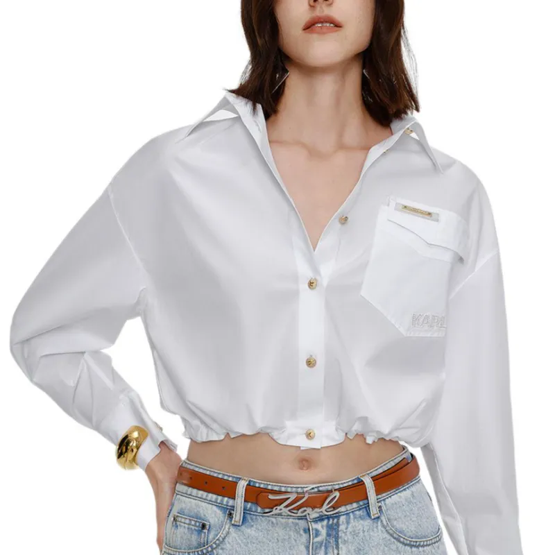 KARL LAGERFELD SS25 Shirt Women's White-3