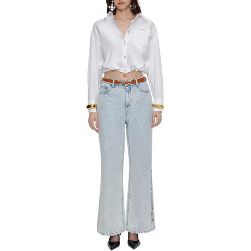 KARL LAGERFELD SS25 Shirt Women's White-1