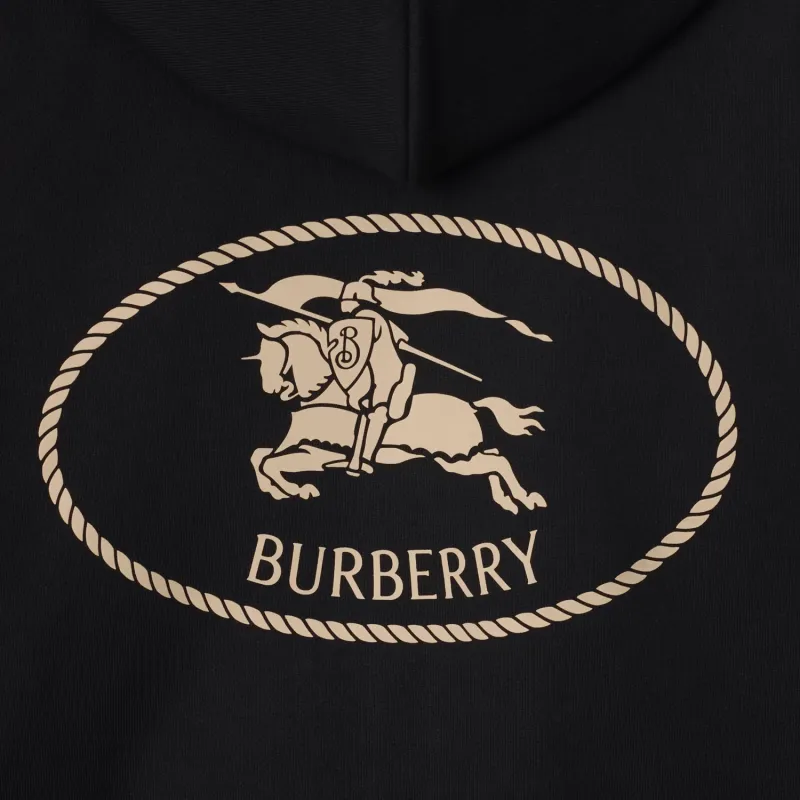 Burberry Knight stamp Cotton Hoodie-1
