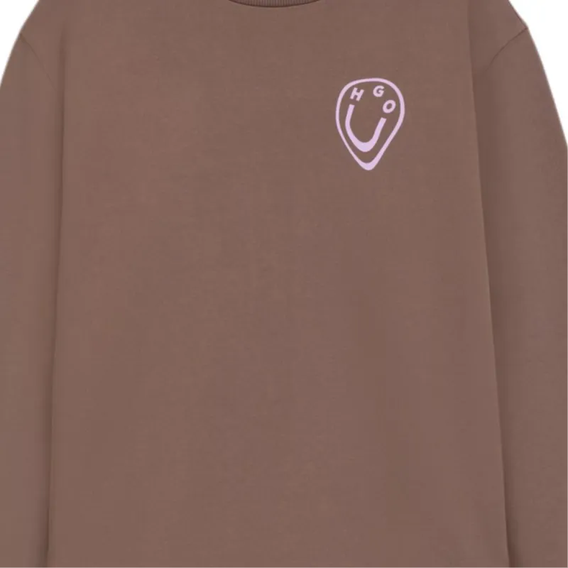 HUGO BOSS Sweatshirt Unisex Brown-1