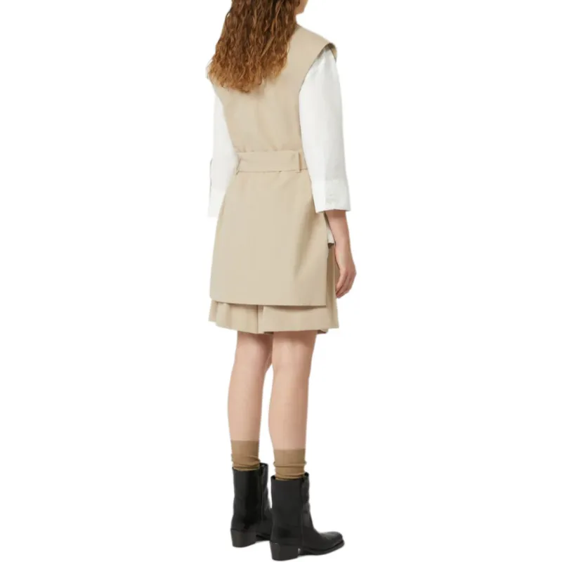 WEEKEND MaxMara Business Suit Coat Women's Beige Yellow-4