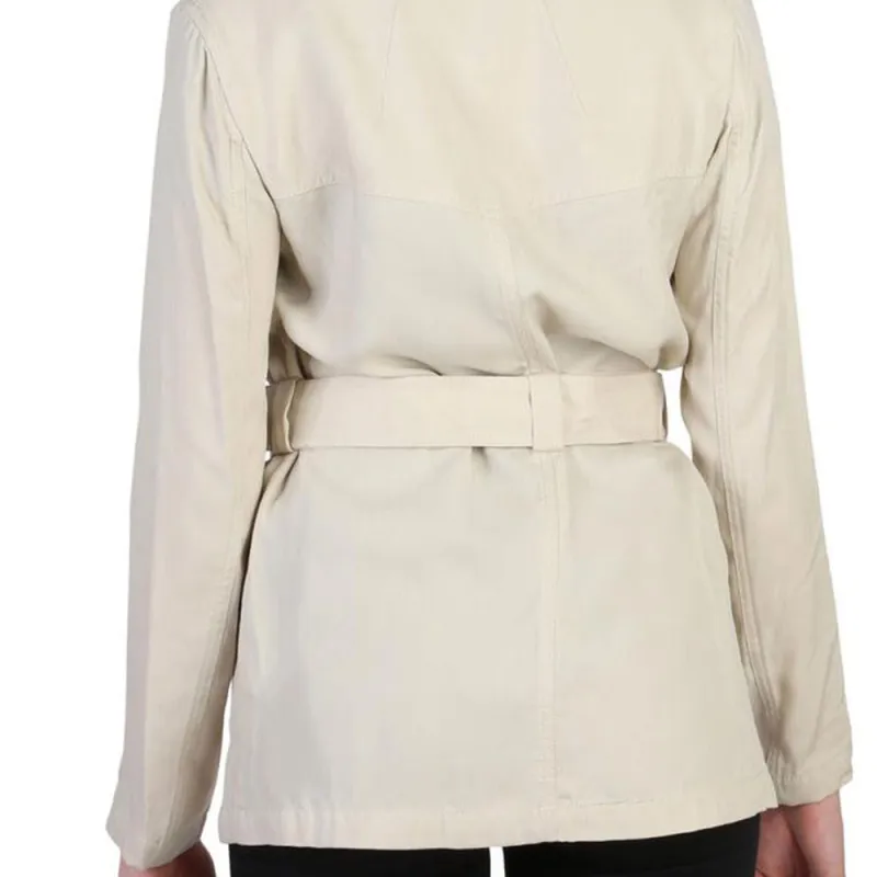 ARMANI JEANS FW22 Business Suit Coat Women's Beige-2