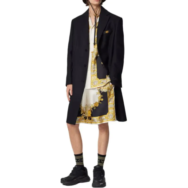 VERSACE Casual Shorts Men's Gold-3