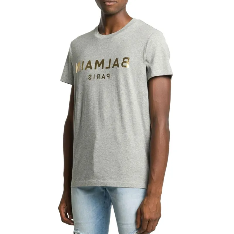BALMAIN SS23 T Shirt Men's Gray-2