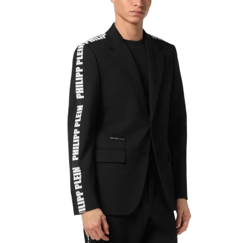 PHILIPP PLEIN Logo tape Blazer-2