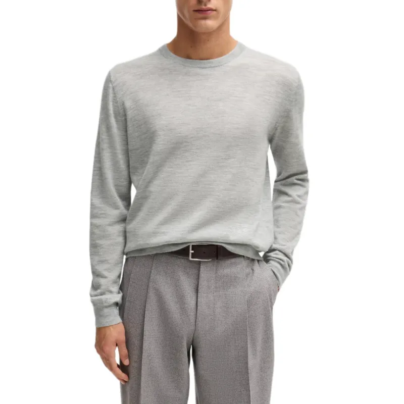 HUGO BOSS Cashmere Sweater Men's Gray-2