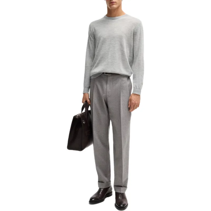 HUGO BOSS Cashmere Sweater Men's Gray-1