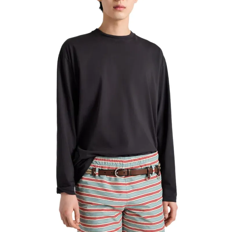 PRADA SS25 Swimming Shorts Men's Star Realm Blue-3