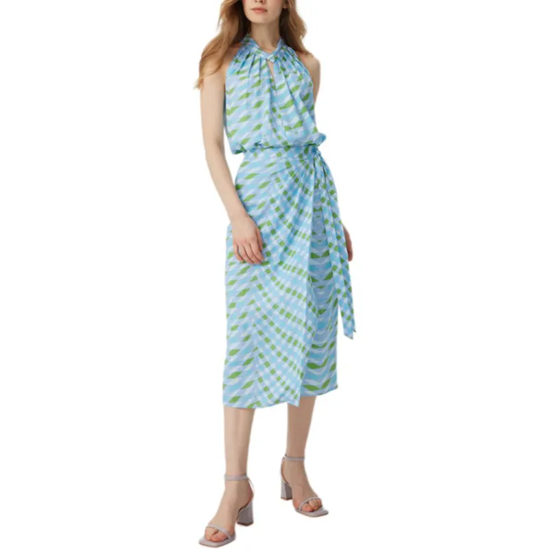 Diane Von Furstenberg SS25 Shirt Women's Blue-1