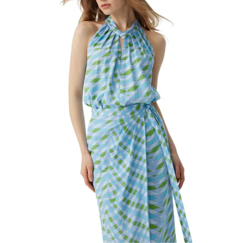Diane Von Furstenberg SS25 Shirt Women's Blue-3