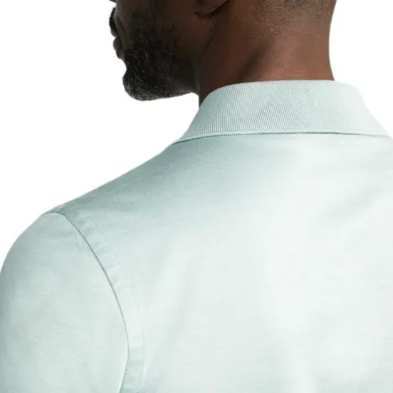 Dunhill Polo Shirt Men's Aqua Blue-4