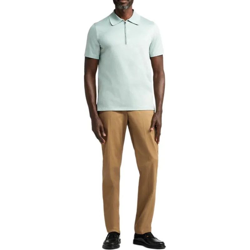Dunhill Polo Shirt Men's Aqua Blue-1