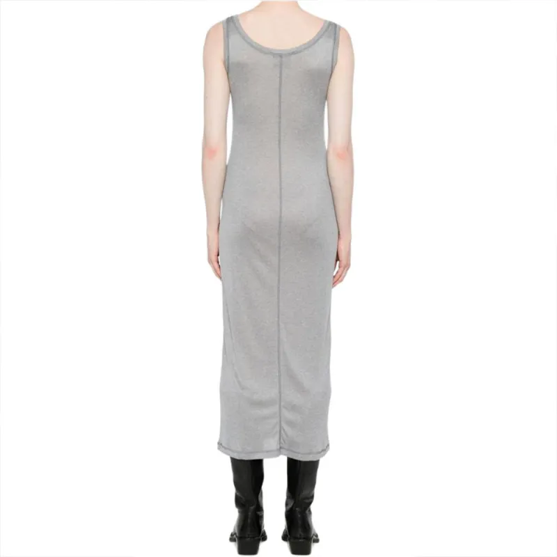 MIU MIU Sleeveless Dress Women's Gray-2