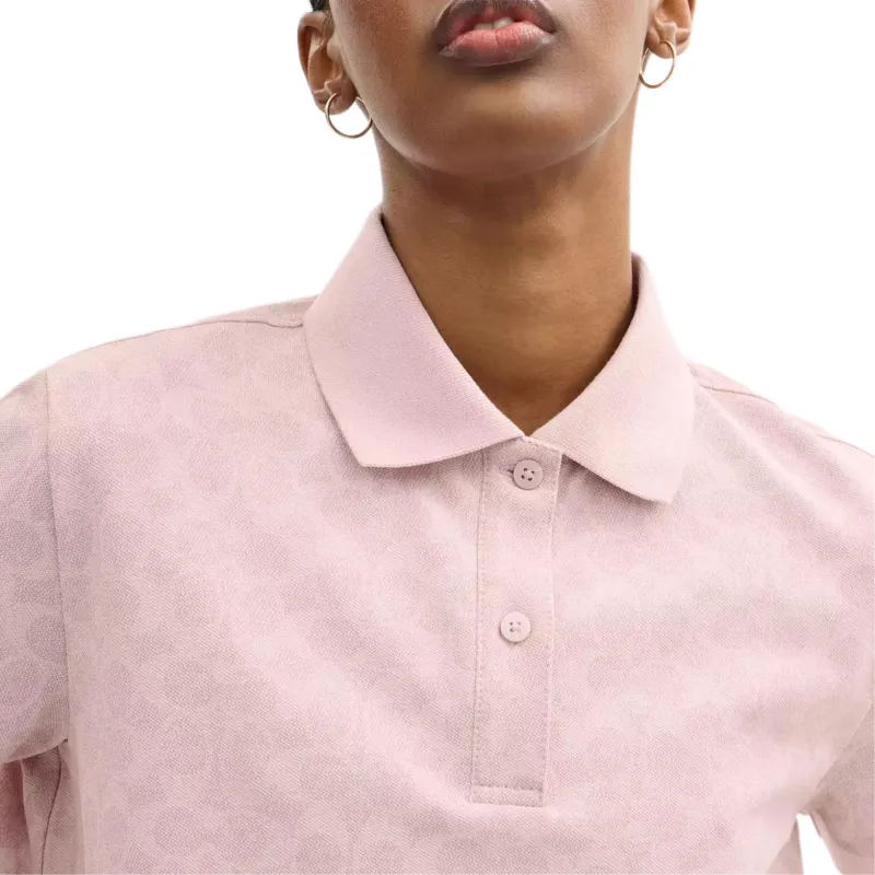COACH SS25 Polo Shirt Women's Pink-3