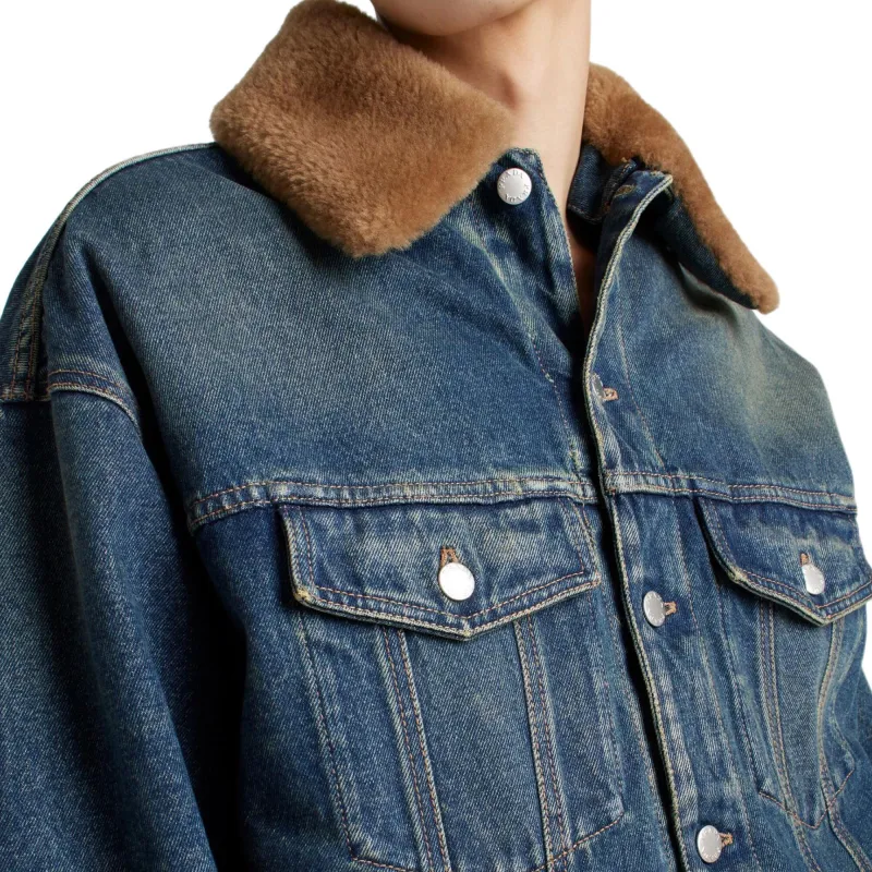 PRADA Padded Denim Jacket-4
