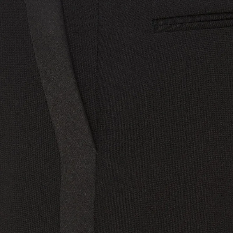 SAINT LAURENT High Waist Tuxedo Pants-5