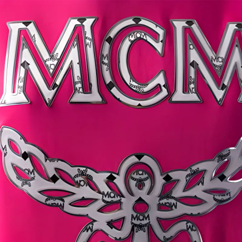 MCM T Shirts Women's Pink-6