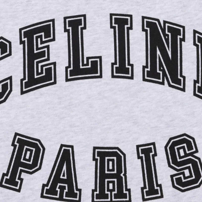 CELINE SS22 T-Shirt Women's Gray-2