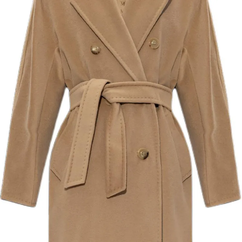 MaxMara Madame Belted Long Coat-4