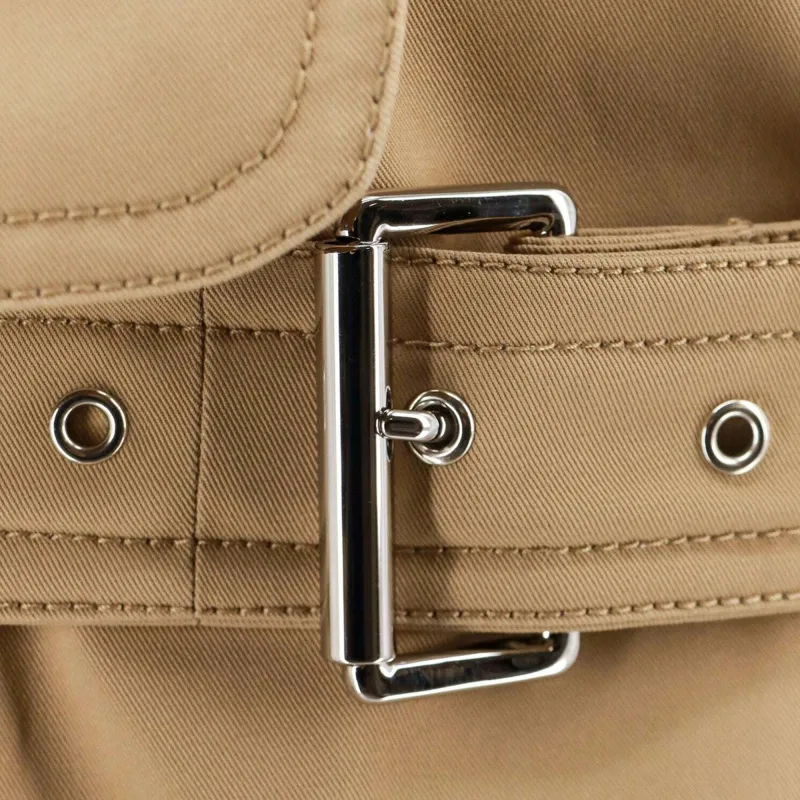SportMax Ricamo Double Breasted Belted Trench Coat-6