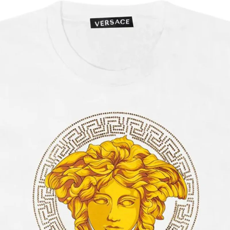 VERSACE Medusa Logo T Shirt-8