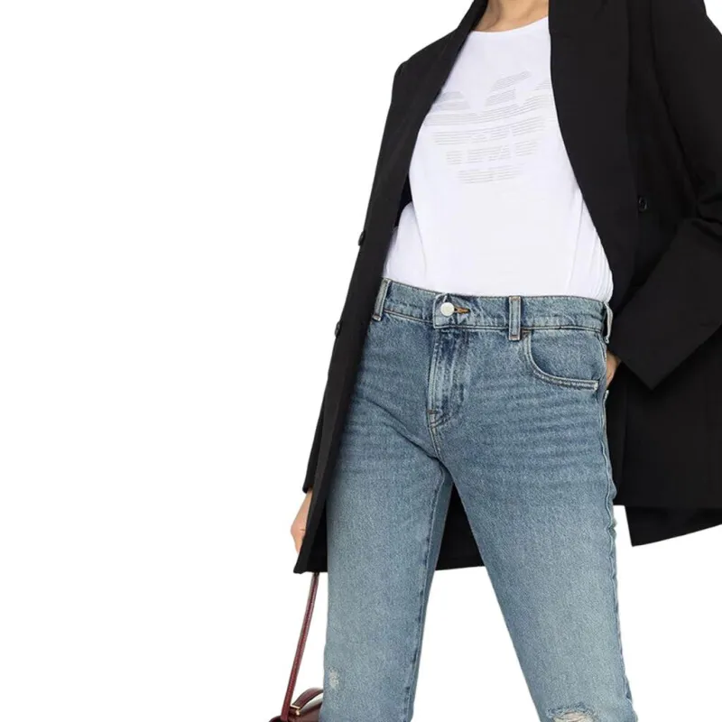 EMPORIO ARMANI FW22 Jeans Women's Blue-6