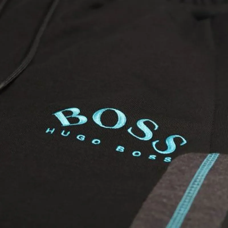 HUGO BOSS Knitted Sports Pants Men's Black-4