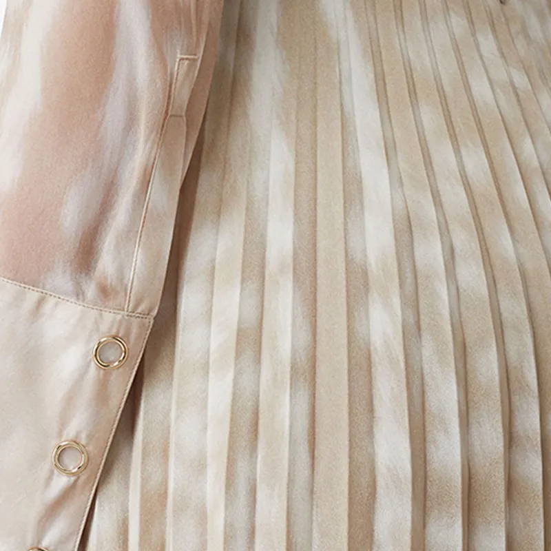 Burberry Casual Long Skirt Women's Yellow-4