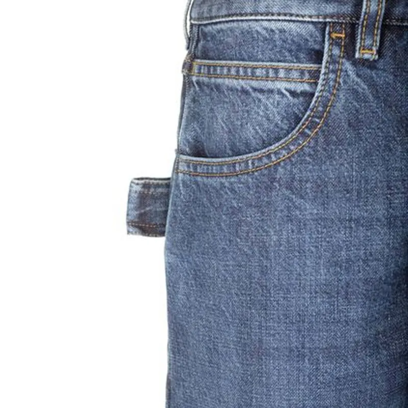 Bottega Veneta Logo Patch Straight Leg Jeans-12