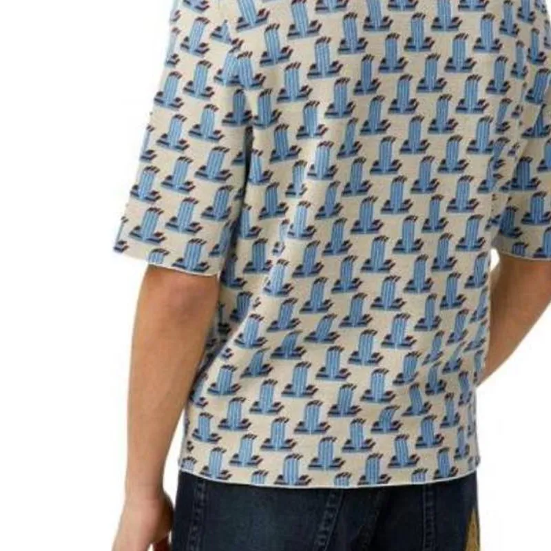 Lanvin SS22 Polo Shirt Men's Multicolor-5