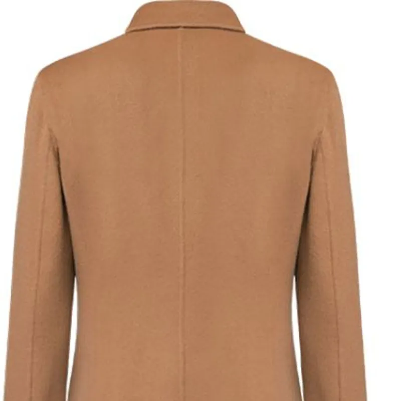 EMPORIO ARMANI Velvet feel Coat Women's Brown-2