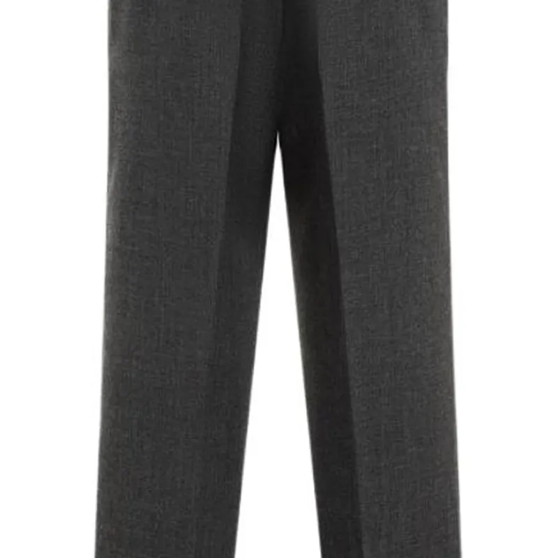 MIU MIU Pleated Tailored Trousers-4