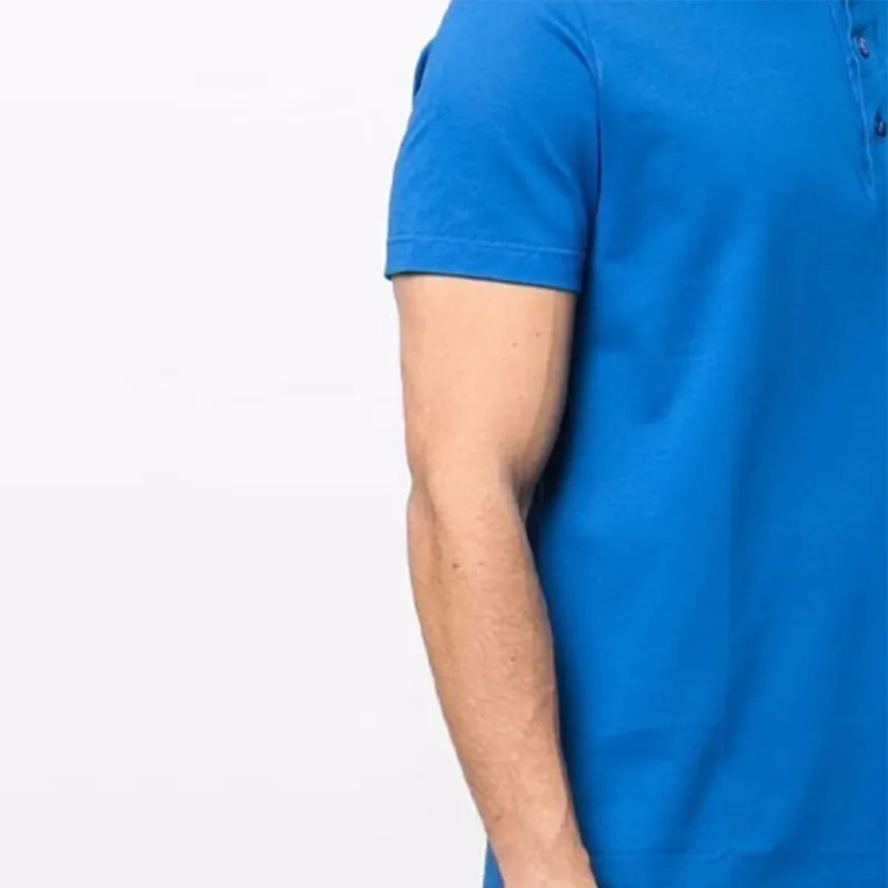 VERSACE VERSACE SS22 Polo Shirt Men's Blue-6