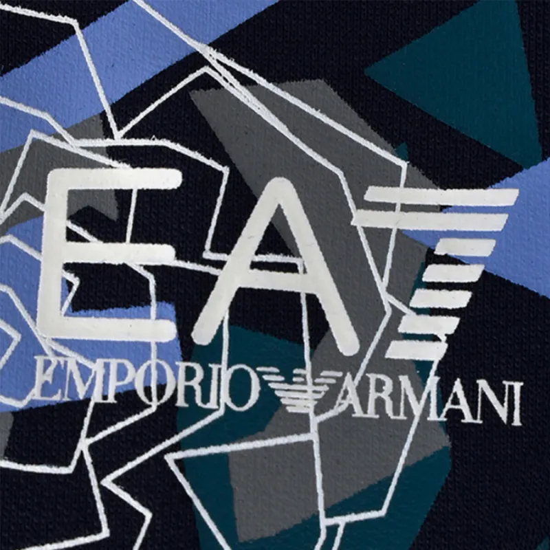 EMPORIO ARMANI EA7 Long Sleeved Dresses Women's Dark Blue-2
