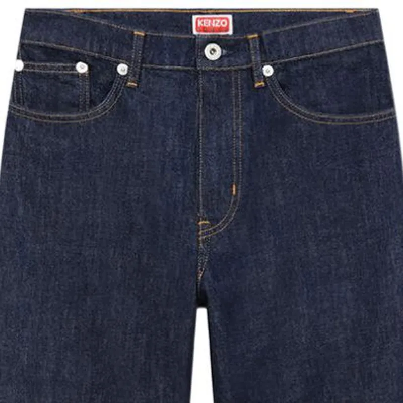 KENZO SS23 Jeans Women's Dark Blue-5