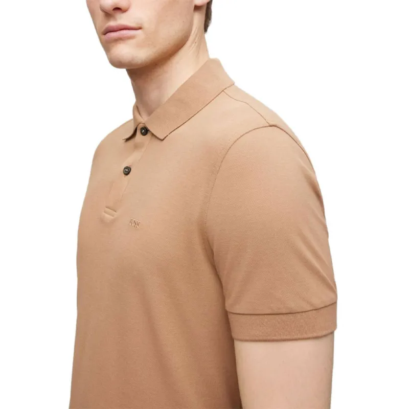 HUGO BOSS SS23 Polo Shirt Men's Light Brown-4