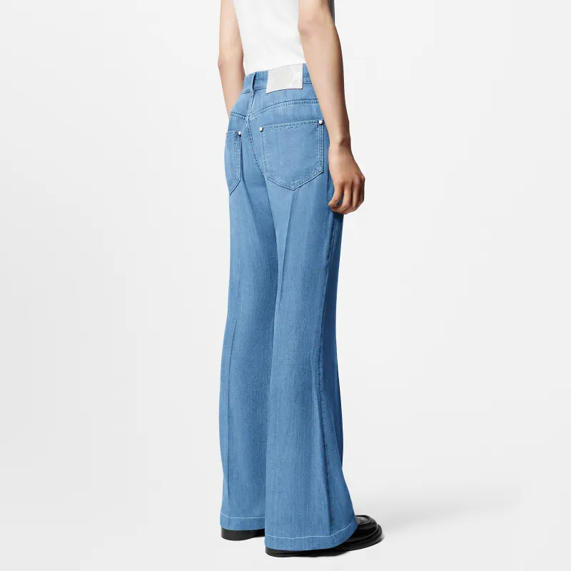 LOUIS VUITTON SS24 Casual Pants Men's Blue-2