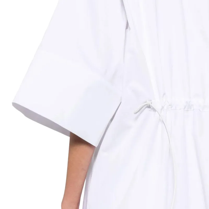 'S MAX MARA Gathered Drawstring Dress-4