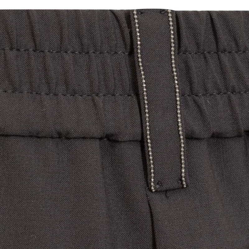 Brunello Cucinelli High Waist Tapered Pants-5
