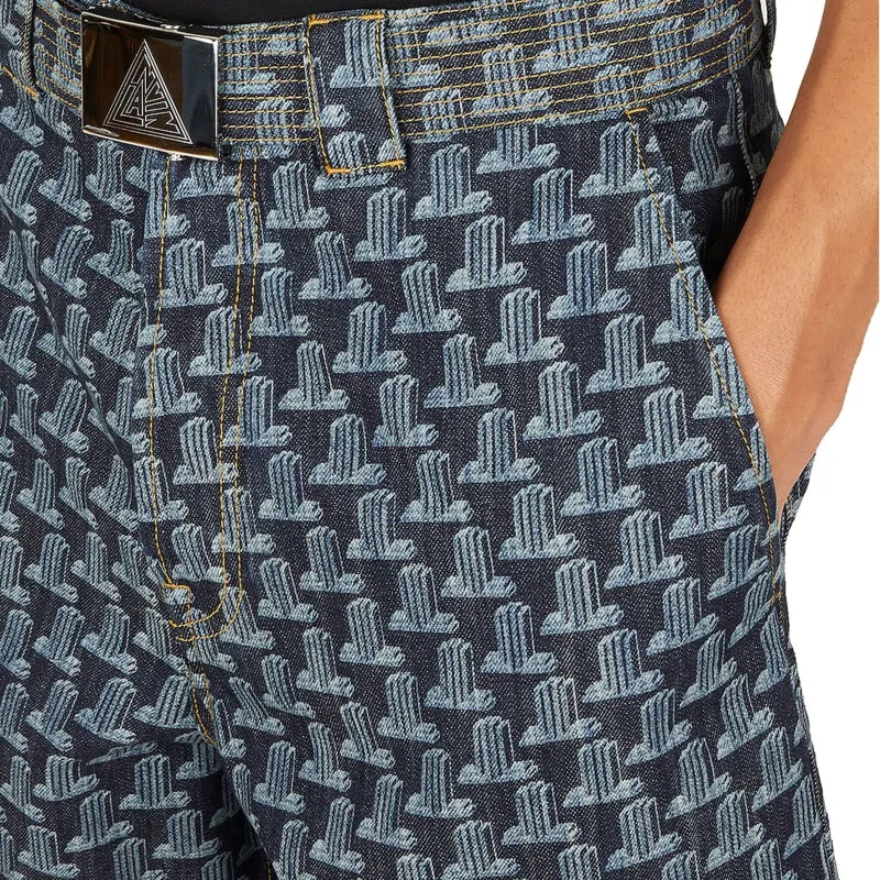 Lanvin Casual Shorts Men's Blue-4