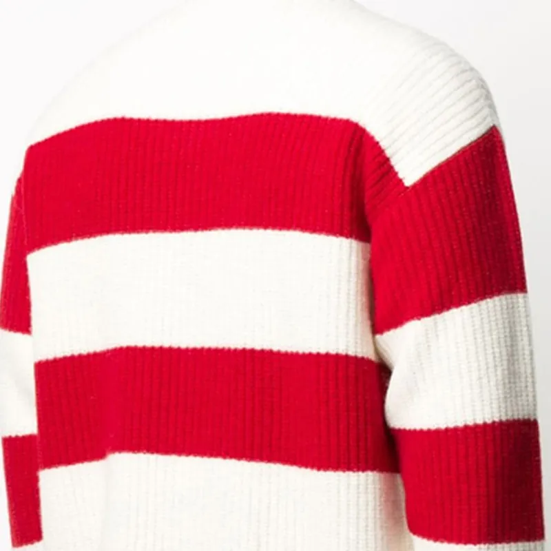 GUCCI FW21 Sweater Men's White Red-5